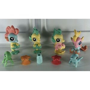 Bubble Splash Sea Poppy My Little Pony the Movie Baby Seapony Lot
